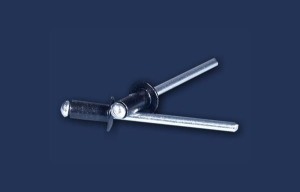 4x8  nit zrywalny DIN 7337 ALU/STAL CZARNY RAL 9005