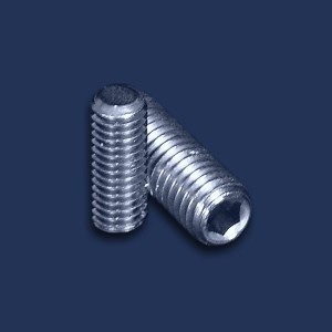 M10x25 wkręt dociskowy imbus  z końcem ściętym  DIN 913/A2