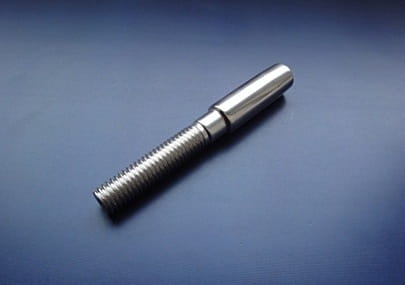 ART K8446 końcówka do zawalcowania MINI lewy gwint A4 kwasoodporna