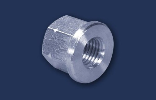 DIN 6331 nakrętka nierdzewna wysoka-15d-z-kolnierzem