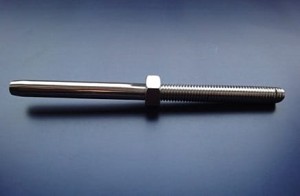 Końcówka do zawalcowania 3mm/M6 prawy gwint ART K8320/A4