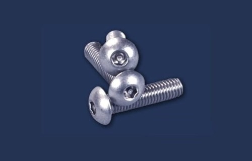 ISO 7380 wkręt nierdzewny security kulisty-imbus-bolec
