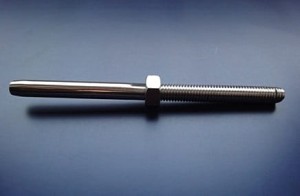 Końcówka do zawalcowania 3mm/M6 lewy gwint ART K8620/A4