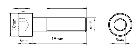 DIN 912/A2 6x18