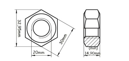 DIN 934 - M20