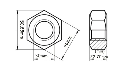 DIN 934 - M30
