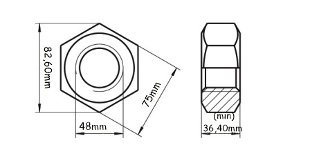 DIN 934 - M48