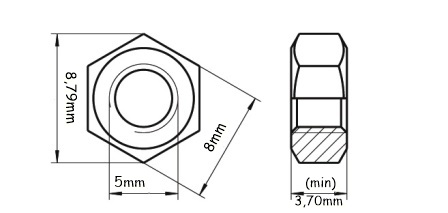 DIN 934 - M5