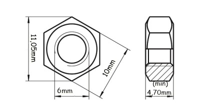 DIN 934 - M6