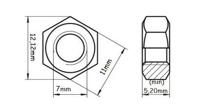 DIN 934 - M7