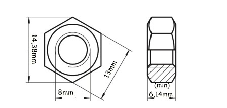 DIN 934 - M8